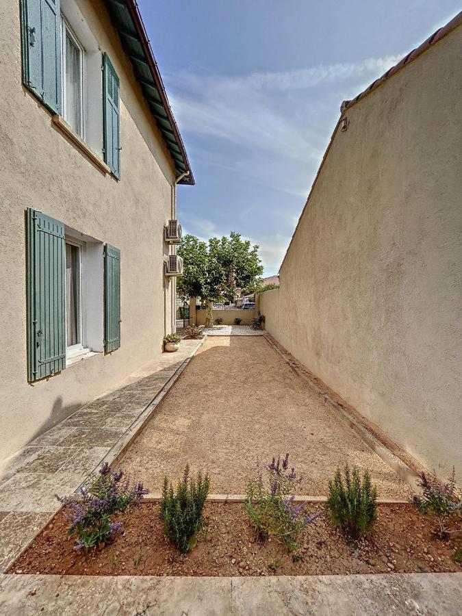 Charmante Maison De Ville Avec Jardin, Terrasse Et Terrain De Petanque Fos-sur-Mer Ngoại thất bức ảnh